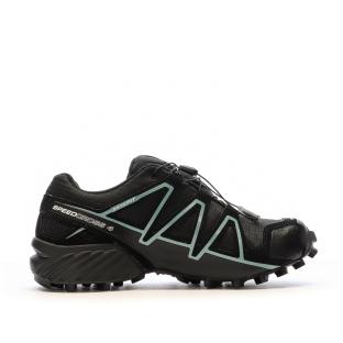 Chaussures de trail Noir/Bleu Femme Salomon Speedcross 4 W vue 0