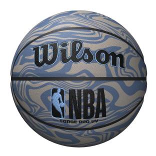 Ballon de Basketball Gris Wilson Nba Forge Pro UV vue 0