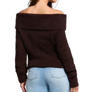Pull Marron Femme Morgan BOGO vue 0