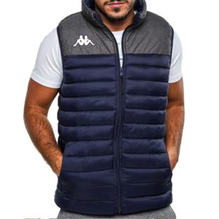 Doudoune sans manches Marine/Gris Homme Kappa Dattilo vue 0