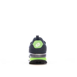 Baskets Marine/Vert Homme Lotto Twenty 5 vue 0