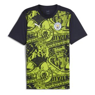 Manchester City Pre-Match Trikot Schwarz/Gelb Herren Puma Ansicht 0