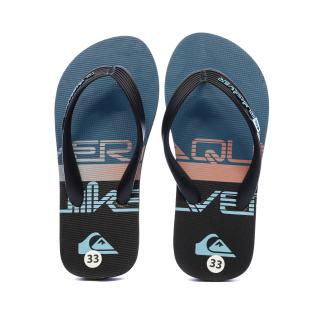 Tongs Noir/Bleu Garçon Quiksilver Java Quik vue 0