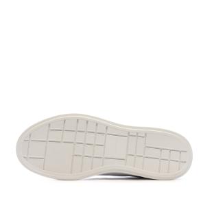 Calvin Klein Jeans Women’s White/Silver Lace-up Trainers Photo of the Espace des Marques %store% store - view of %key%