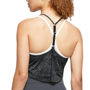 Débardeur court Noir Femme Nike One Tank vue 0