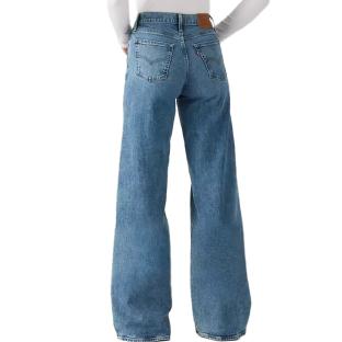 Jean Baggy Bleu Classique Femme Levi's 728 Wide vue 0