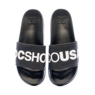 Claquettes Noires Homme DC Shoes Slide vue 0