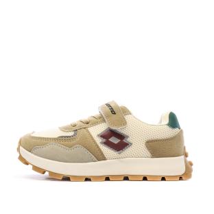 Baskets Beige Garçon Lotto Capri vue 0
