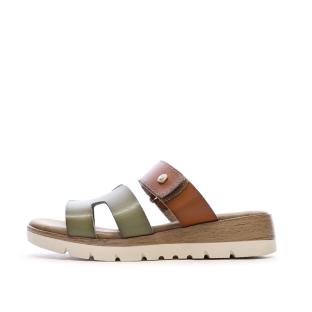 Khaki/Brown Sandals Women's Xti 144125 Photo of the Espace des Marques %store% store - view of %key%