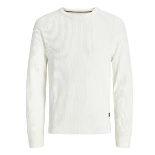 Weißer Herren-Strickpullover von Jack & Jones Pannel Ansicht 0