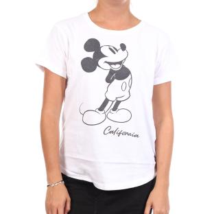 Women’s White Disney Mickey California Vintage T-shirt Photo of the Espace des Marques %store% store - view of %key%
