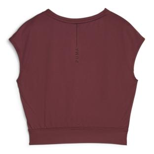T-shirt Bordeaux Femme Puma Stud Yog vue 0