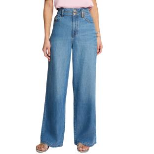 Jean Large Bleu Femme Morgan stone vue 0