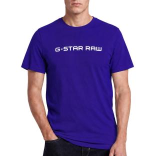 T-shirt Bleu électrique Homme G-Star Raw GD25950 vue 0