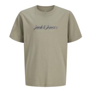 T-Shirt Vert Garçon Jack & Jones Montauk Type Front vue 0