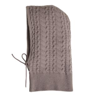 Taupe Kapuzenhaube Frau Vila Balaclava Ansicht 0