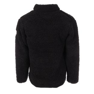 Chaqueta Sherpa Negra Hombre Paname Brothers Cremallera Completa ver 0
