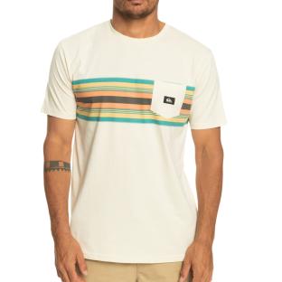 Weißes Quiksilver Surfadelicastri Herren-T-Shirt Ansicht 0