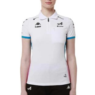 Maillot Blanc/Bleu Femme Kappa Adraw Alpine F1 321U87W vue 0