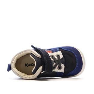 Baskets Hautes Marine Garçon Kickers Bottillon vue 0