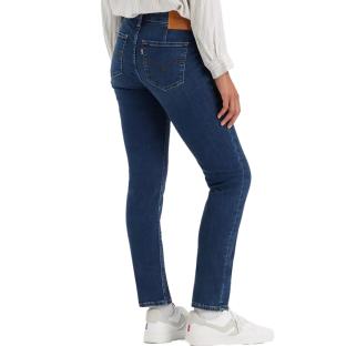 Jean 712 Slim Bleu foncé Femme Levi's Welt Pocket vue 0