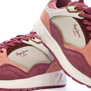 Women’s Pink/Beige Trainers – Pepe Jeans Marlon Photo of the Espace des Marques %store% store - view of %key%