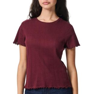 Camiseta Burdeos Mujer Pieces Marie ver 0