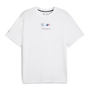 T-Shirt Blanc Homme Puma Bmw Mmss vue 0
