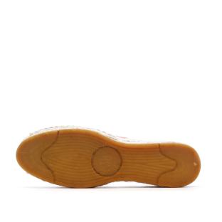 Women’s White/Red Espadrilles – Pare Gabia Aduna Photo of the Espace des Marques %store% store - view of %key%