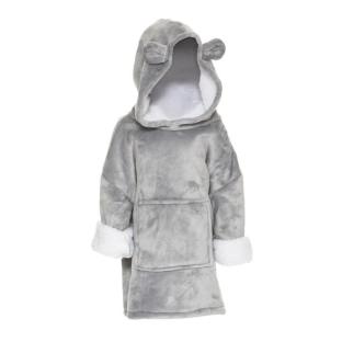 Sweat Plaid Gris Enfant Atmosphera Ours 3-10 Ans vue 0