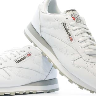 Baskets Blanches Homme Reebok Classic Leather vue 0