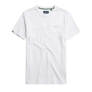 T-Shirt Blanc Homme Superdry Essential Serif vue 0