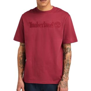 Timberland Herren Bordeaux Sleeve T-Shirt Ansicht 0