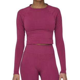 Top de sport Fuchsia Femme Only Jiji Seam vue 0
