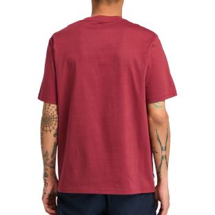 Timberland Herren Bordeaux Sleeve T-Shirt Ansicht 0