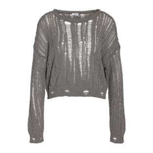Pull Gris Femme Noisy May Mary vue 0