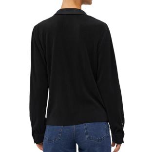 Chemise Plissé Noir Femme Object Shila vue 0