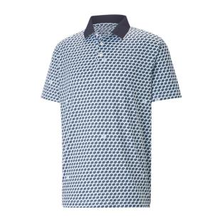 Polo de golf Puma Love Blanco/Azul Marino, Hombre ver 0