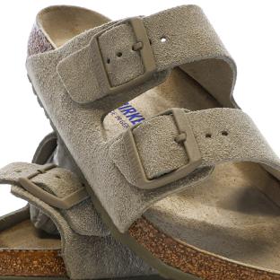 Sandales Vertes Olive Mixte Birkenstock Arizona vue 0