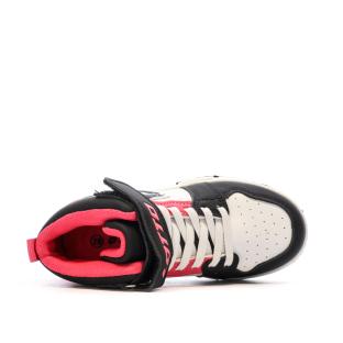 Baskets Blanche/Noir/Rose Garçon Lotto Ravenne vue 0