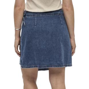 Jupe Portefeuille Denim Bleu Femme Vero Moda Wrap vue 0