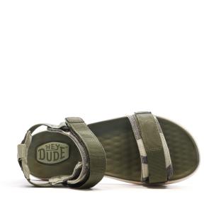 Sandals Khaki Men Hey Dude Carson Photo of the Espace des Marques %store% store - view of %key%