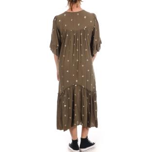 Vestido de color caqui para mujer Goa Mimi ver 0
