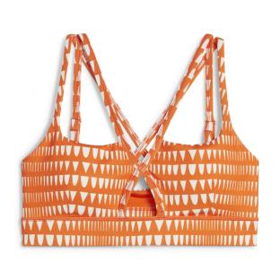 Sujetador naranja para mujer Puma Lemlem Impact ver 0