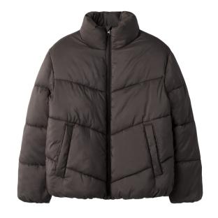 Chaqueta acolchada marrón para niña Name it Forty ver 0
