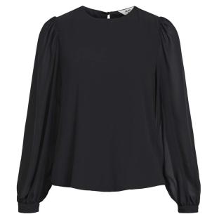 Blouse Noire fluide Femme Vero Moda Mila vue 0