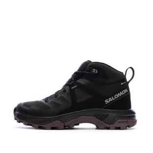 Zapatillas de senderismo negras para mujer Salomon Exeo Mid ver 0
