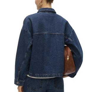 Women's Blue Denim Jacket Vero Moda Jamie Photo of the Espace des Marques %store% store - view of %key%