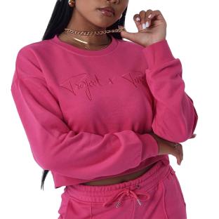 Sweat Rose Fushia Femme Project X Paris F212103 vue 0