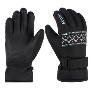 Guantes Cairn Madison negro/azul para niño y niña ver 0